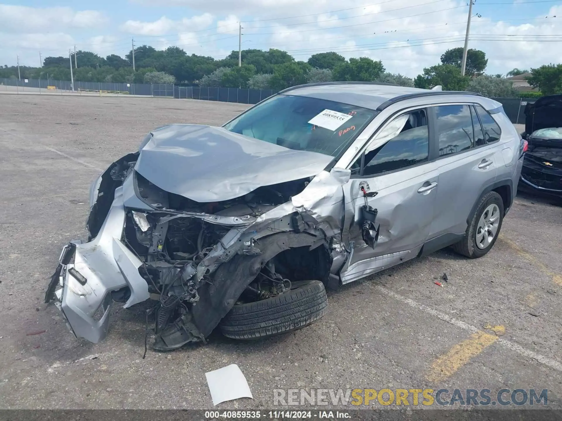 2 Photograph of a damaged car JTMK1RFV0KD502869 TOYOTA RAV4 2019
