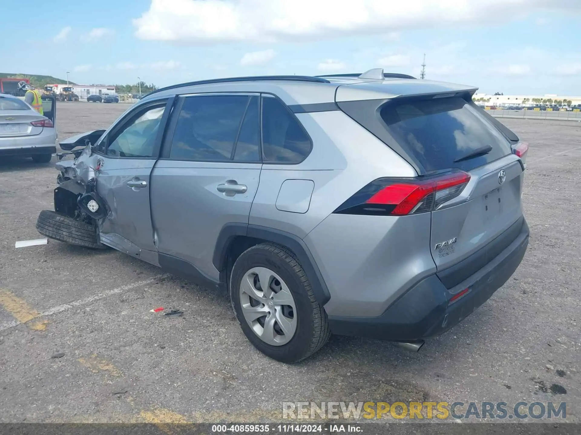 3 Photograph of a damaged car JTMK1RFV0KD502869 TOYOTA RAV4 2019