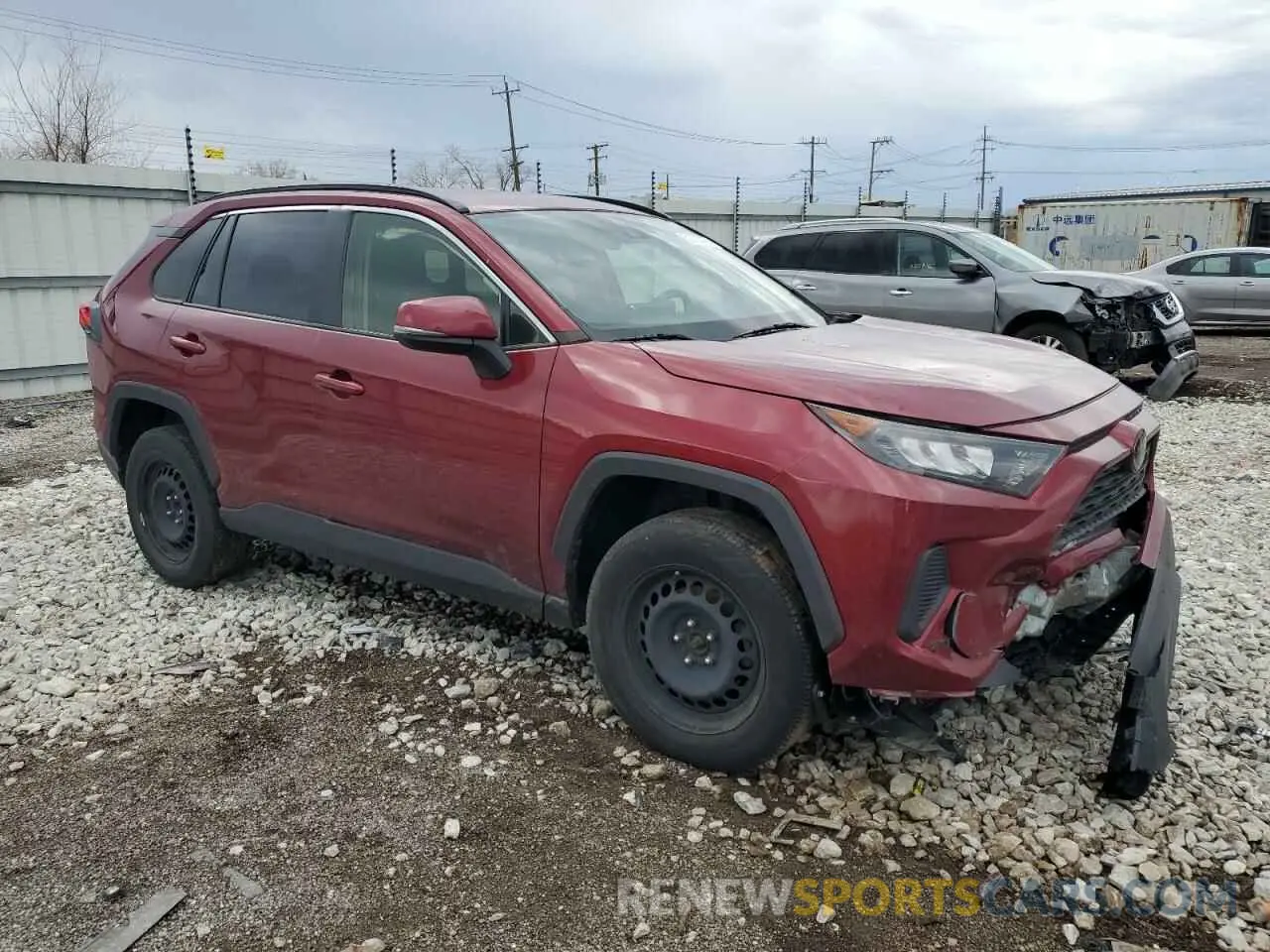 4 Фотография поврежденного автомобиля JTMK1RFV8KJ006171 TOYOTA RAV4 2019
