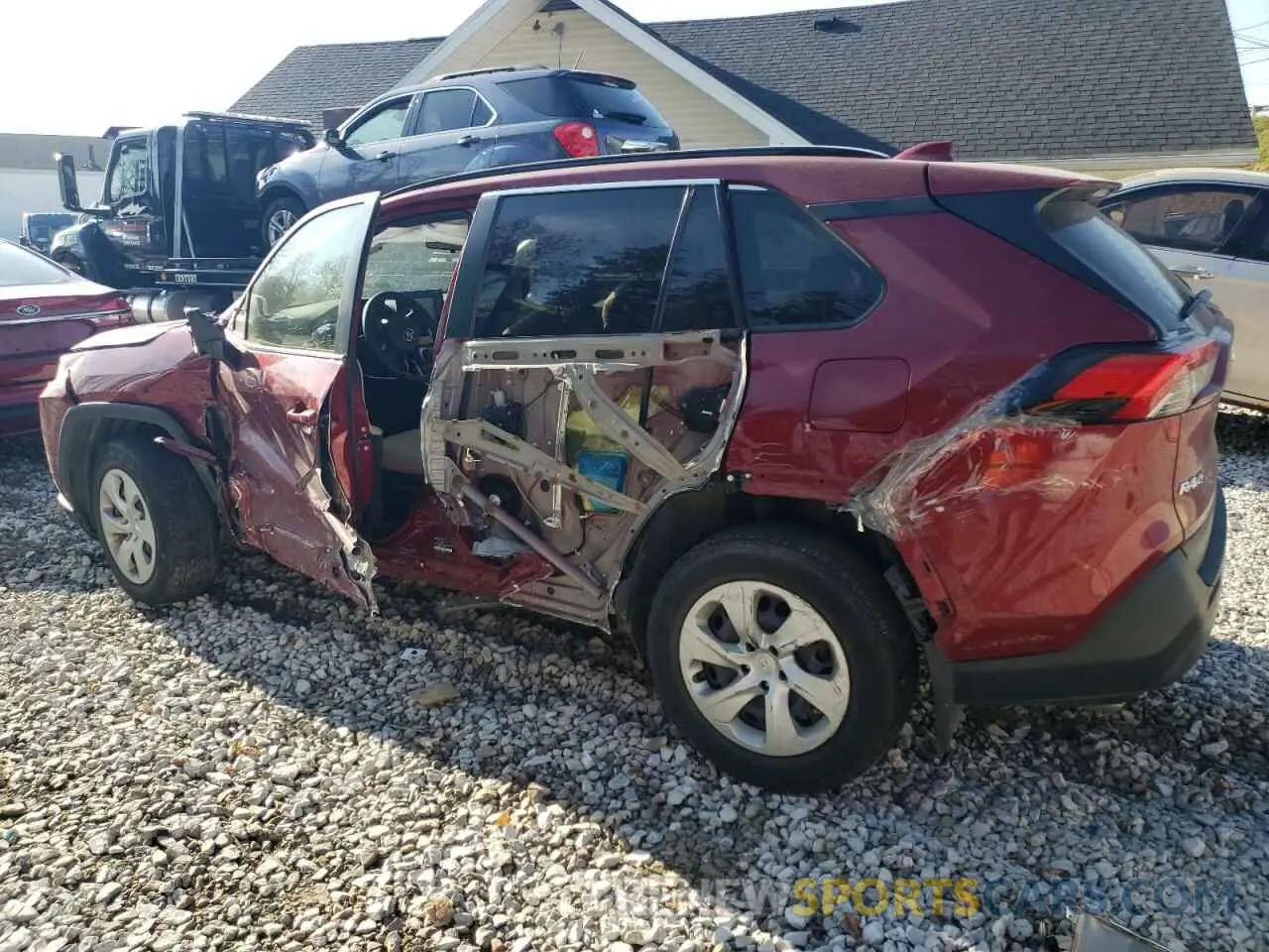 2 Photograph of a damaged car JTMK1RFV9KD019963 TOYOTA RAV4 2019