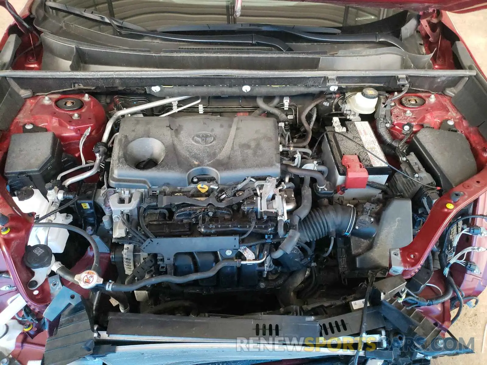 7 Photograph of a damaged car JTMK1RFV9KJ007071 TOYOTA RAV4 2019