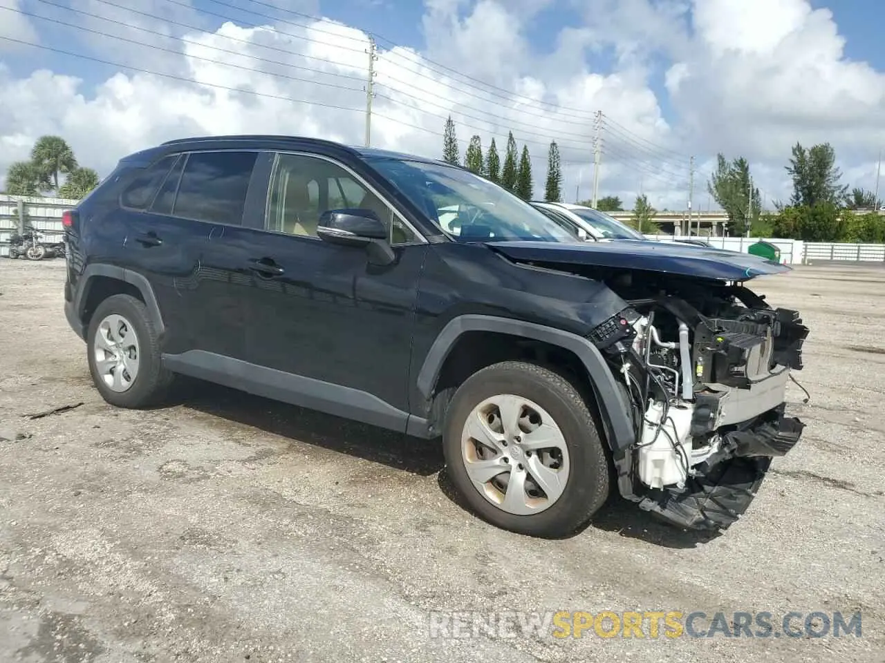 4 Фотография поврежденного автомобиля JTMK1RFVXKD009961 TOYOTA RAV4 2019