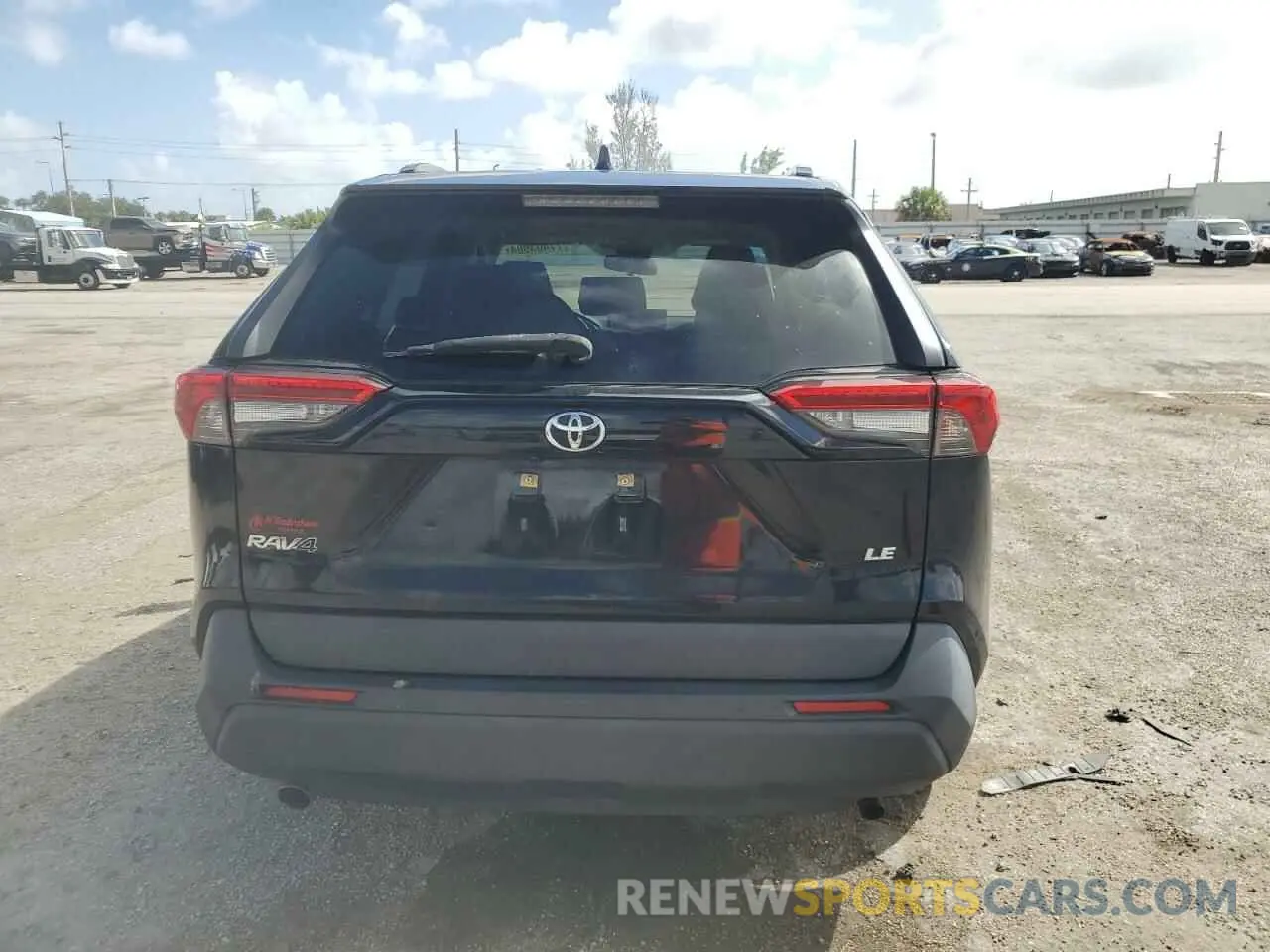 6 Фотография поврежденного автомобиля JTMK1RFVXKD009961 TOYOTA RAV4 2019