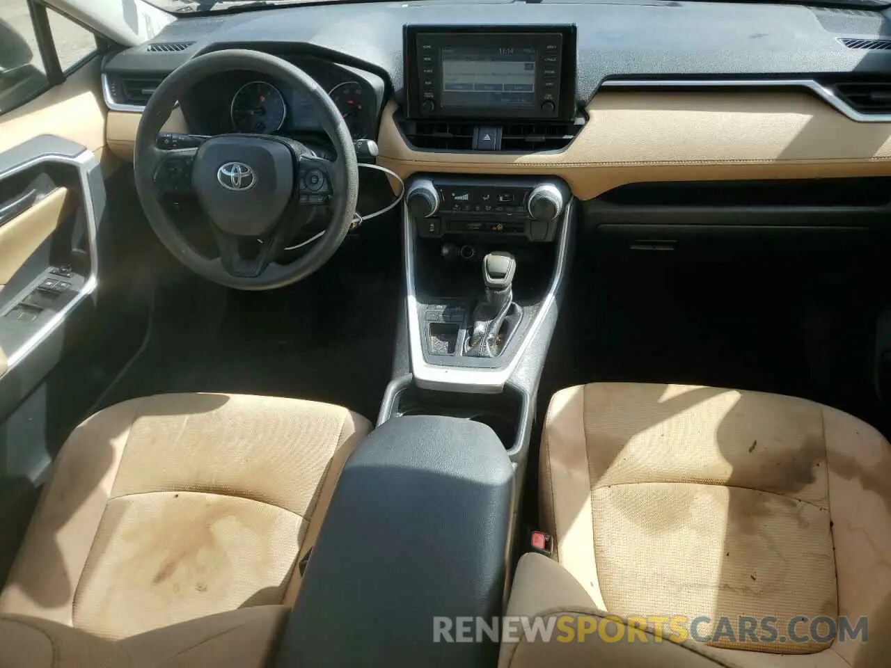 8 Фотография поврежденного автомобиля JTMK1RFVXKD009961 TOYOTA RAV4 2019