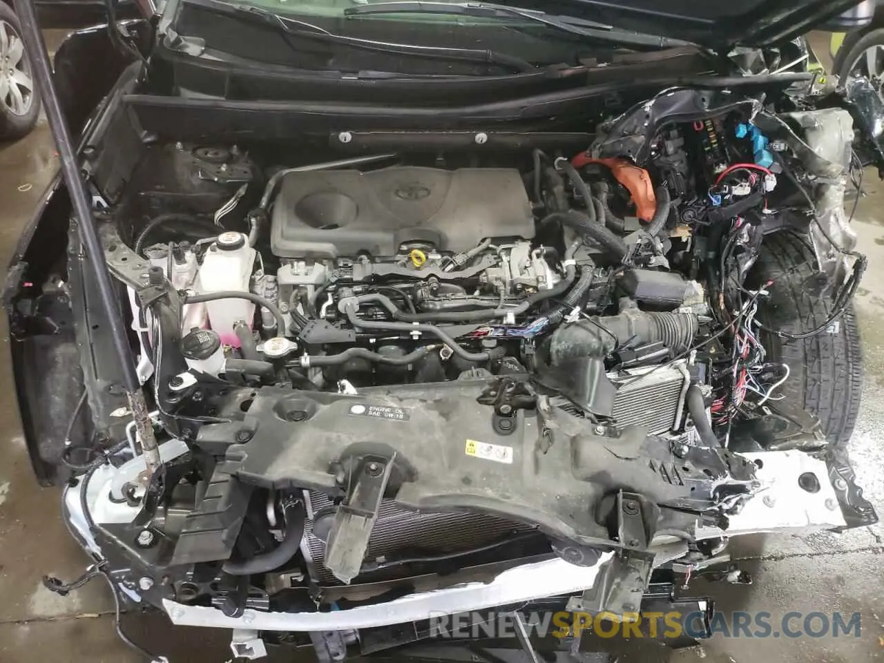 7 Фотография поврежденного автомобиля JTMLWRFV6KD022664 TOYOTA RAV4 2019