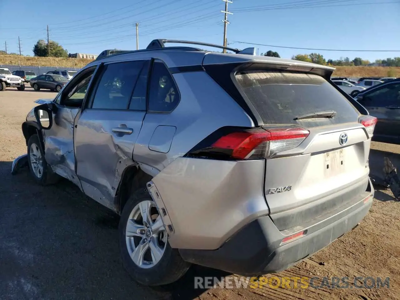 3 Photograph of a damaged car JTMLWRFV6KD504311 TOYOTA RAV4 2019