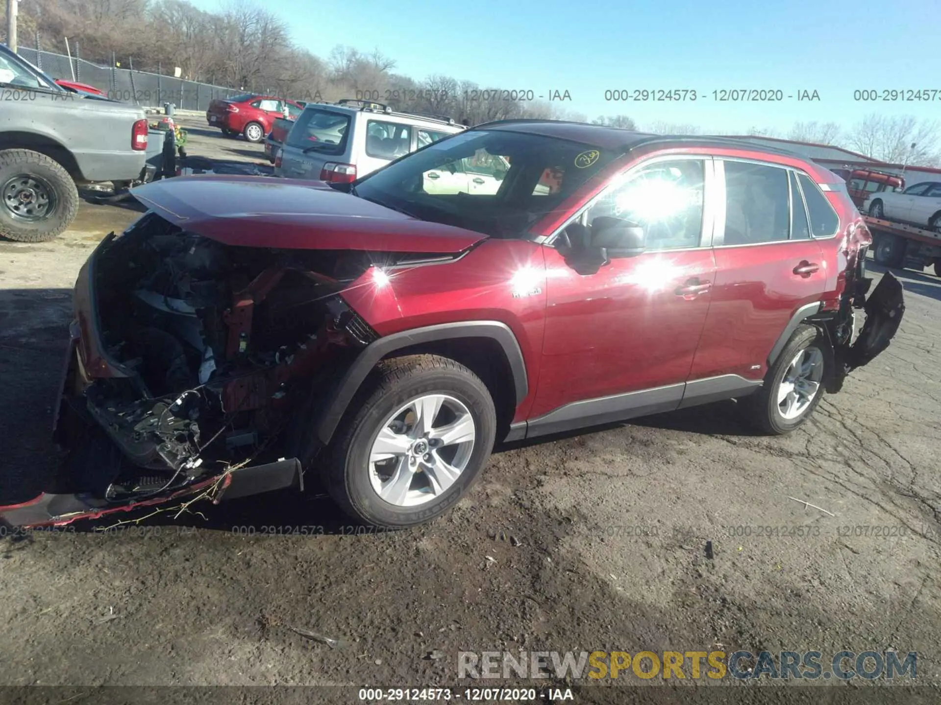 2 Photograph of a damaged car JTMLWRFV8KD022794 TOYOTA RAV4 2019