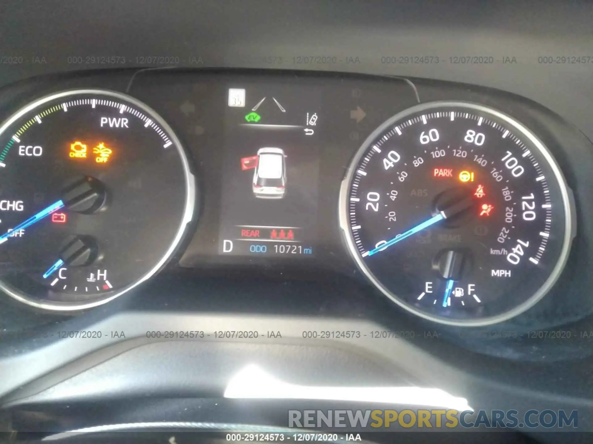 7 Photograph of a damaged car JTMLWRFV8KD022794 TOYOTA RAV4 2019