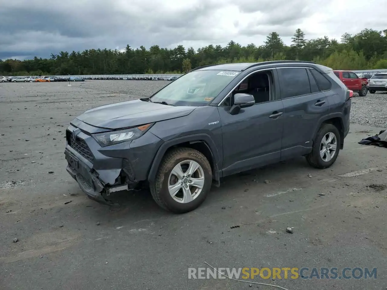 1 Photograph of a damaged car JTMMWRFV1KD032992 TOYOTA RAV4 2019