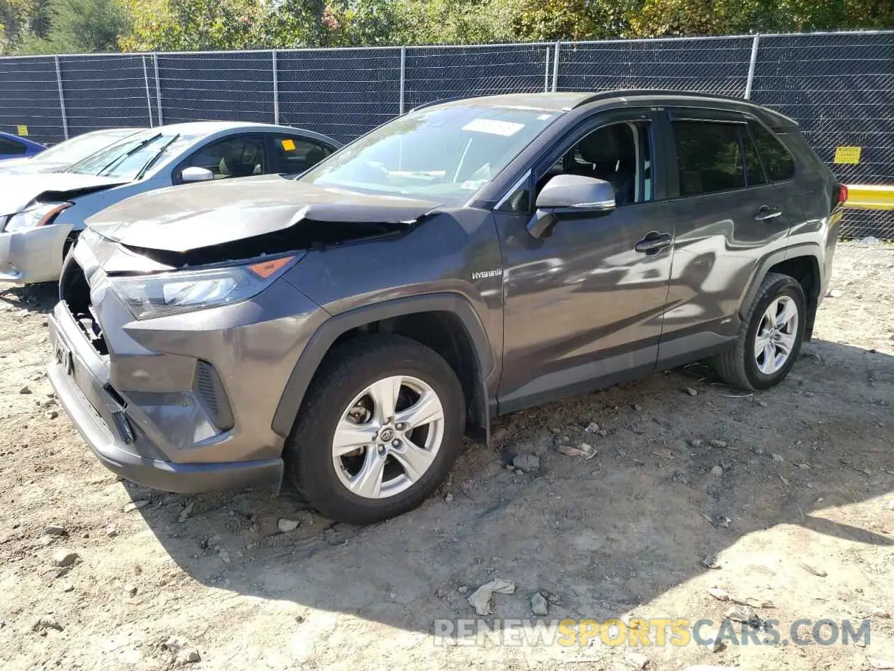1 Фотография поврежденного автомобиля JTMMWRFV2KD021225 TOYOTA RAV4 2019