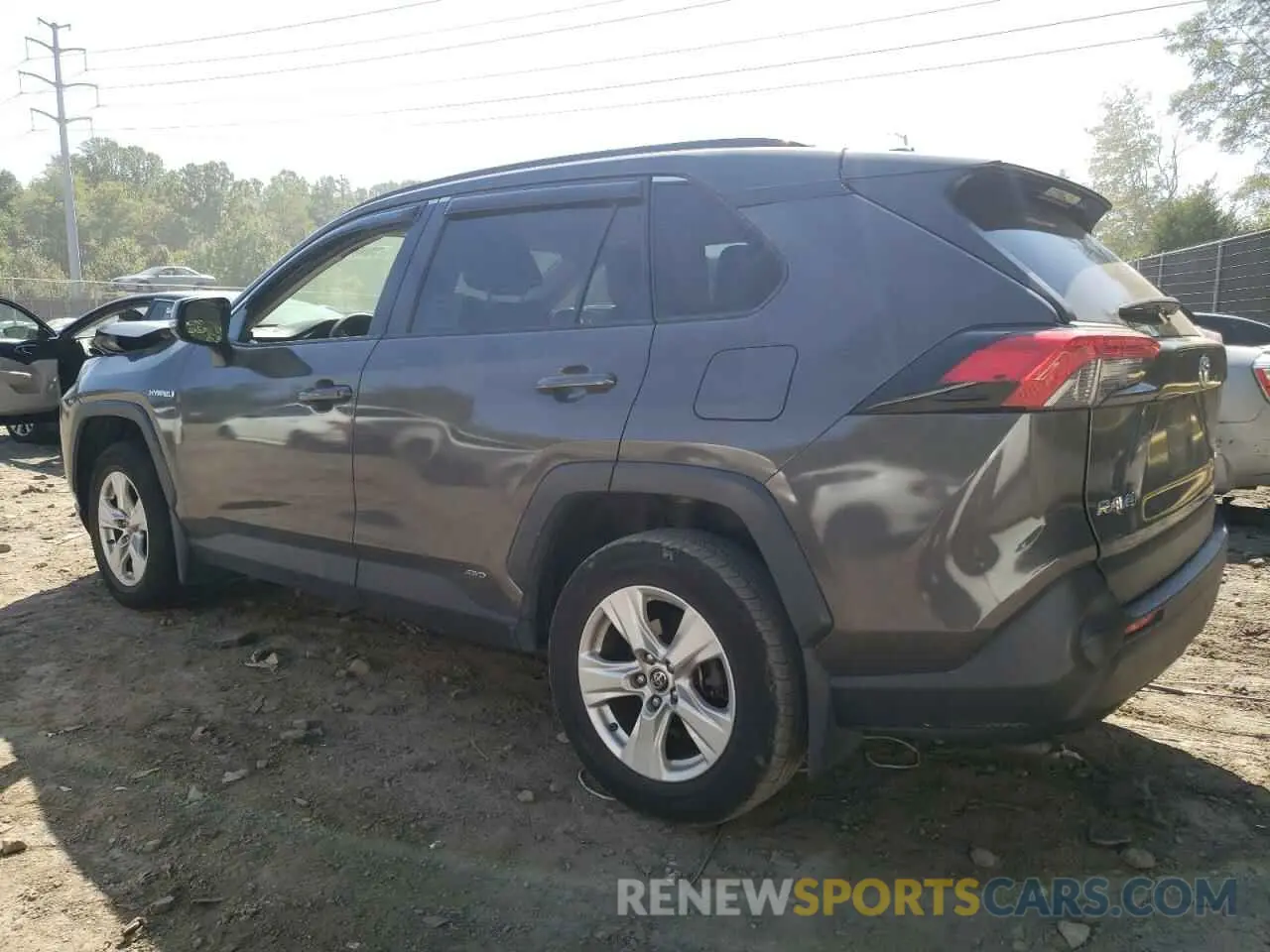 2 Фотография поврежденного автомобиля JTMMWRFV2KD021225 TOYOTA RAV4 2019