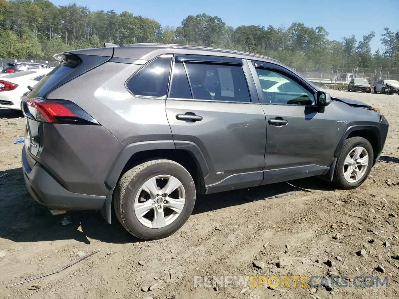 3 Фотография поврежденного автомобиля JTMMWRFV2KD021225 TOYOTA RAV4 2019
