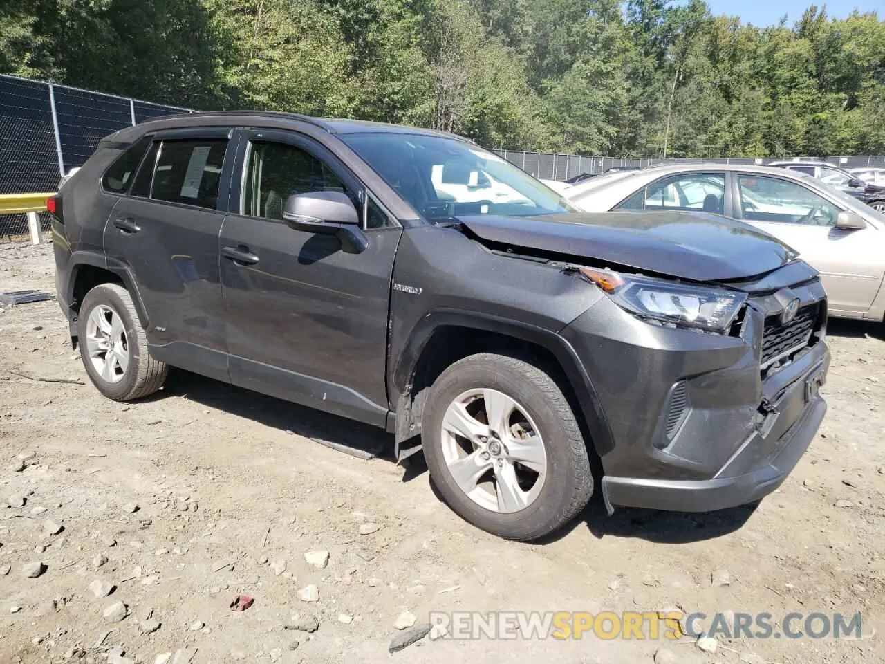 4 Фотография поврежденного автомобиля JTMMWRFV2KD021225 TOYOTA RAV4 2019