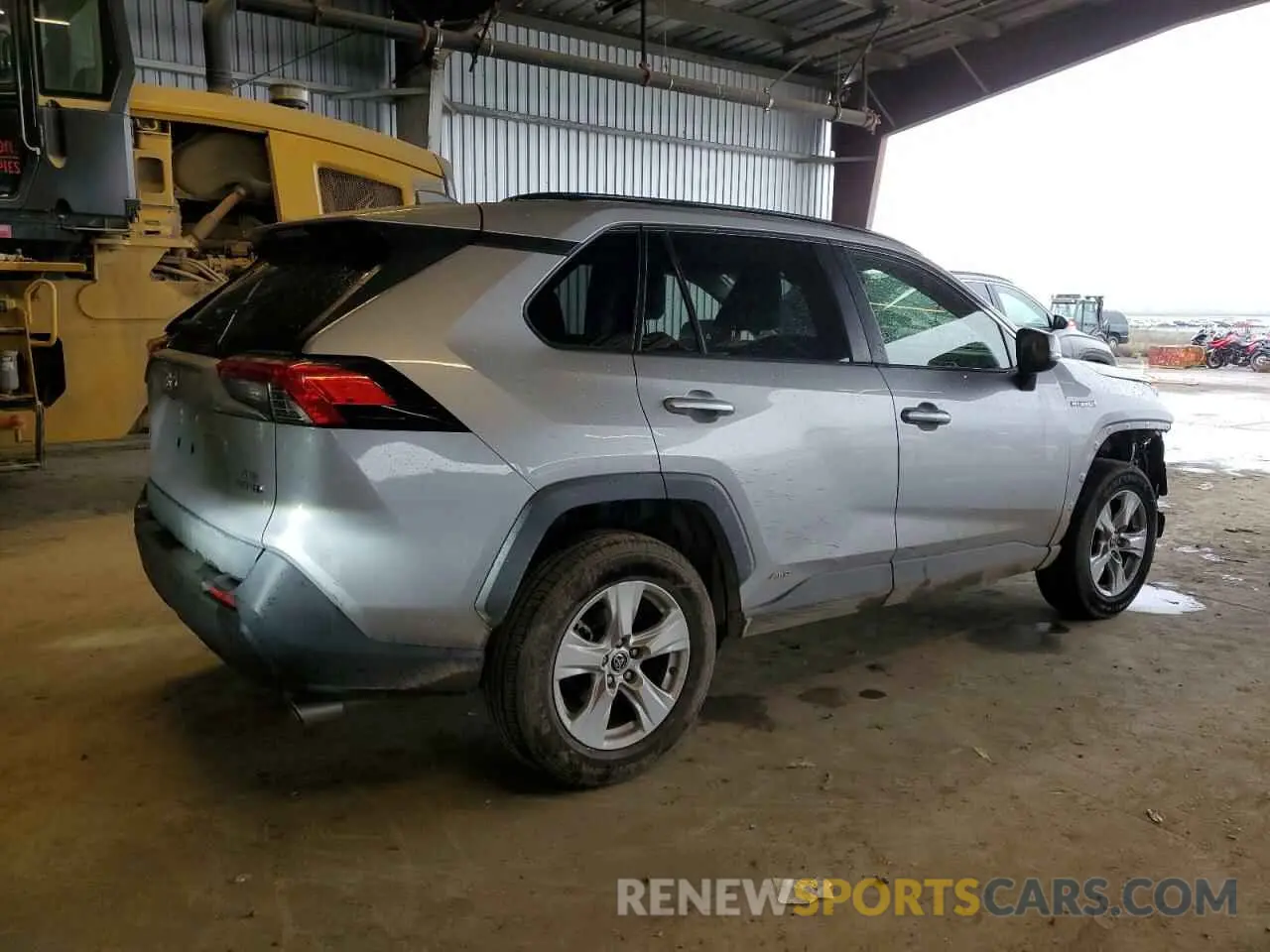 3 Фотография поврежденного автомобиля JTMMWRFV3KD503931 TOYOTA RAV4 2019