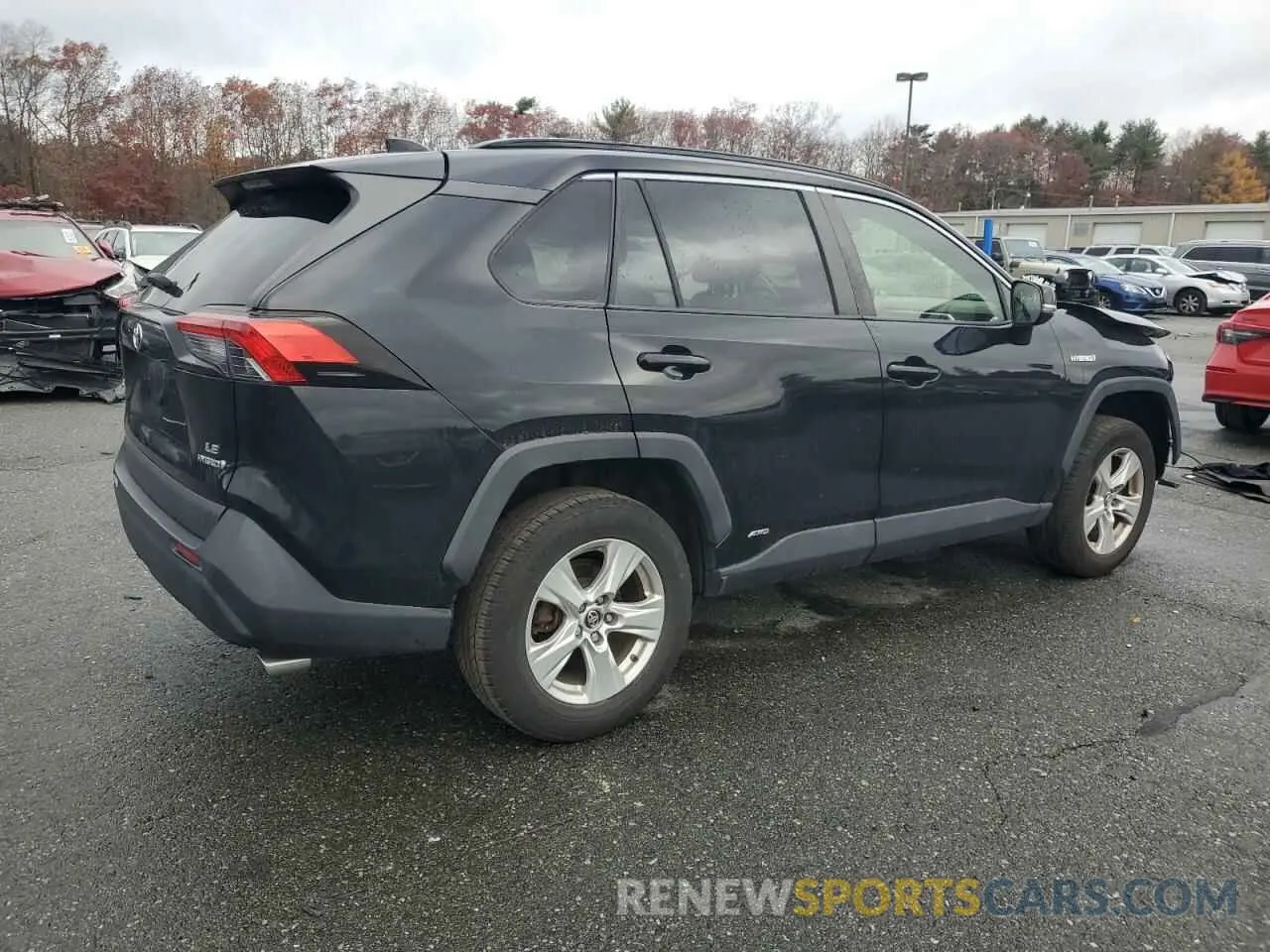 3 Фотография поврежденного автомобиля JTMMWRFV5KD028430 TOYOTA RAV4 2019