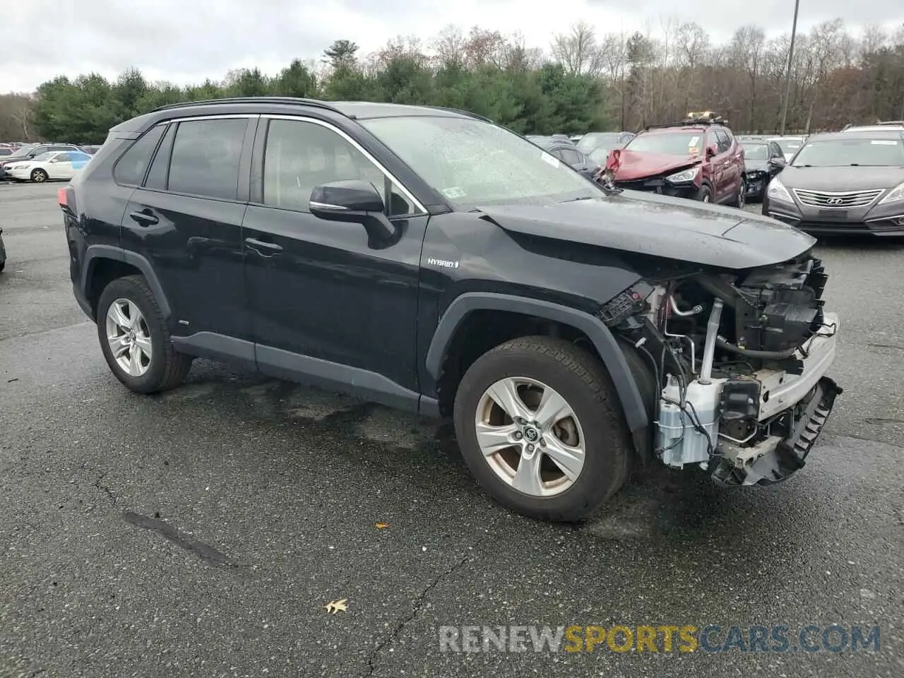 4 Фотография поврежденного автомобиля JTMMWRFV5KD028430 TOYOTA RAV4 2019
