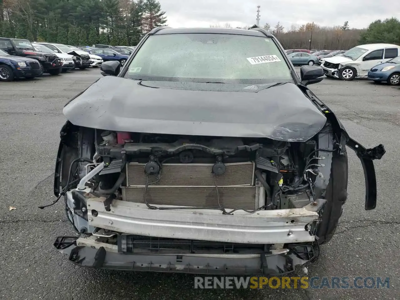 5 Фотография поврежденного автомобиля JTMMWRFV5KD028430 TOYOTA RAV4 2019