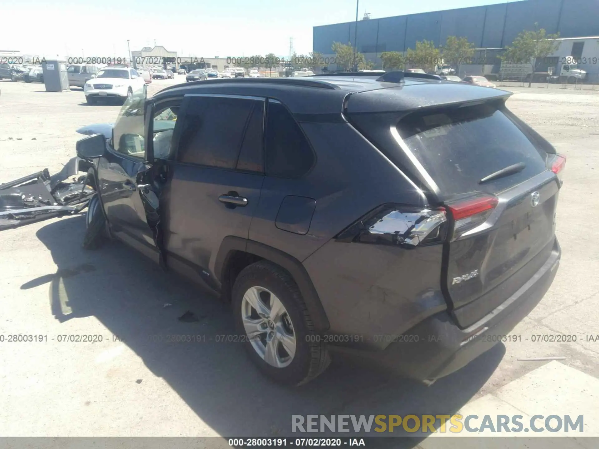 3 Фотография поврежденного автомобиля JTMMWRFV6KD015606 TOYOTA RAV4 2019
