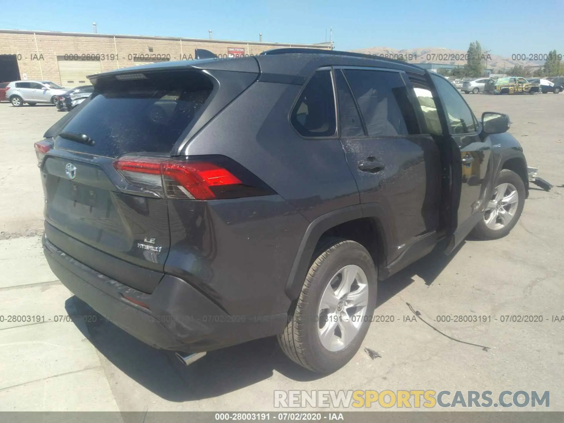 4 Фотография поврежденного автомобиля JTMMWRFV6KD015606 TOYOTA RAV4 2019