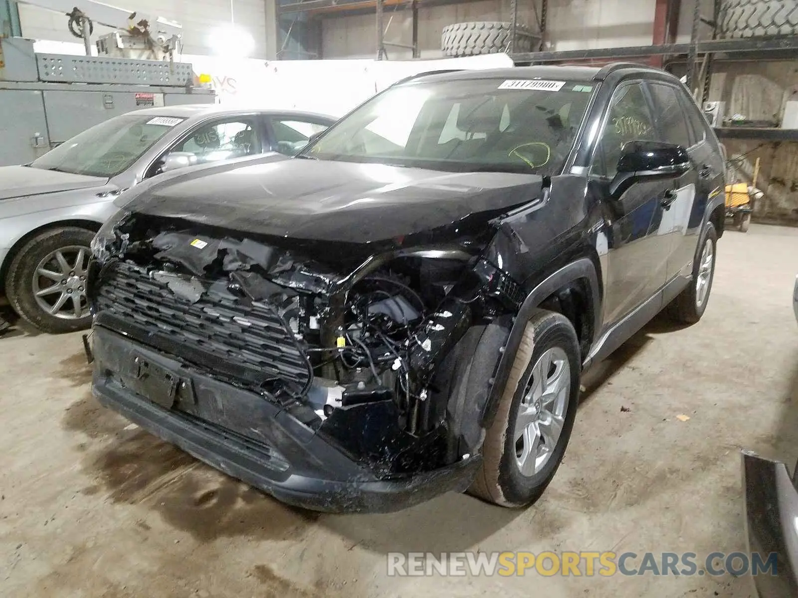 2 Photograph of a damaged car JTMMWRFV7KD013489 TOYOTA RAV4 2019