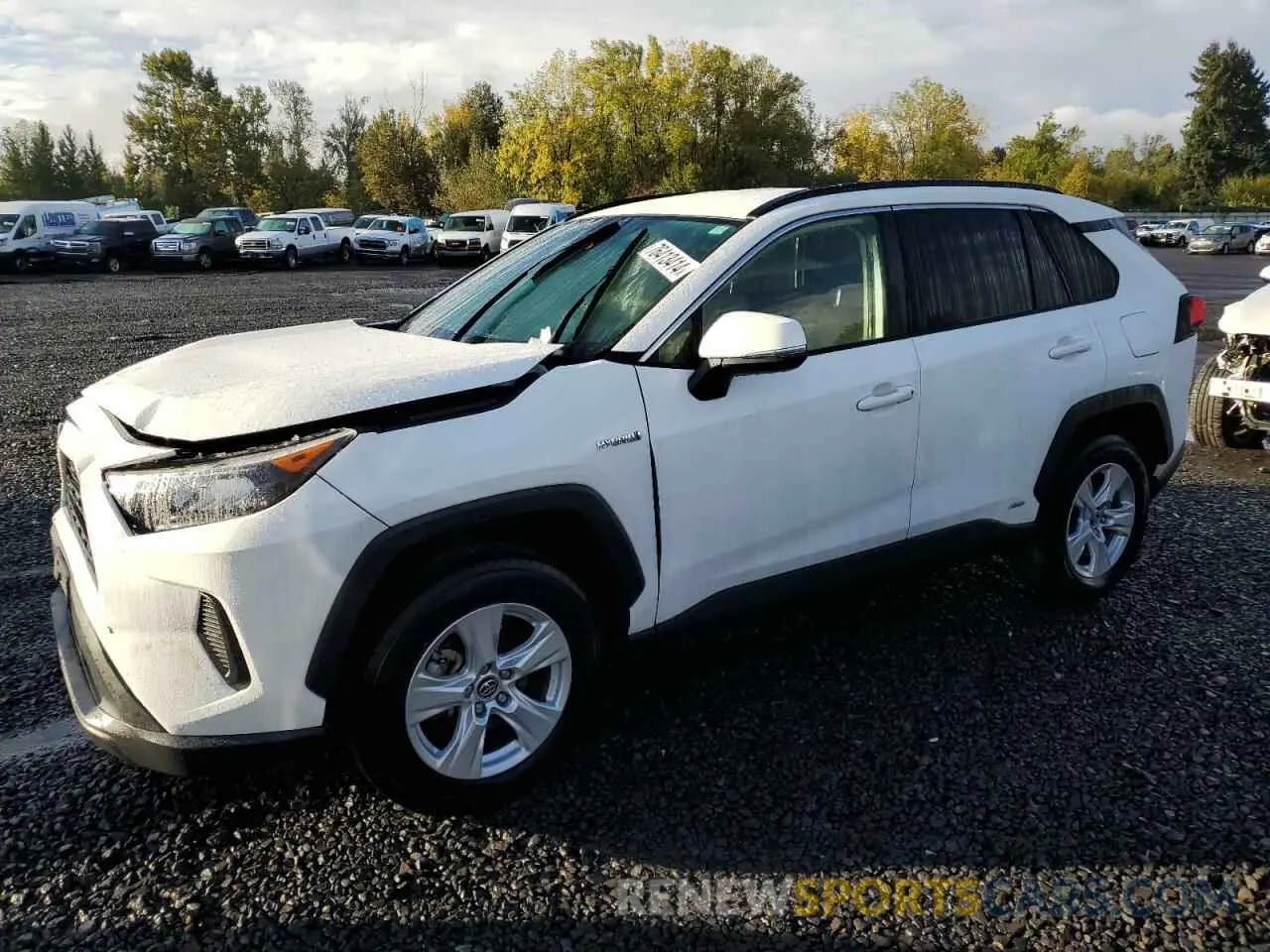 1 Фотография поврежденного автомобиля JTMMWRFVXKD014801 TOYOTA RAV4 2019
