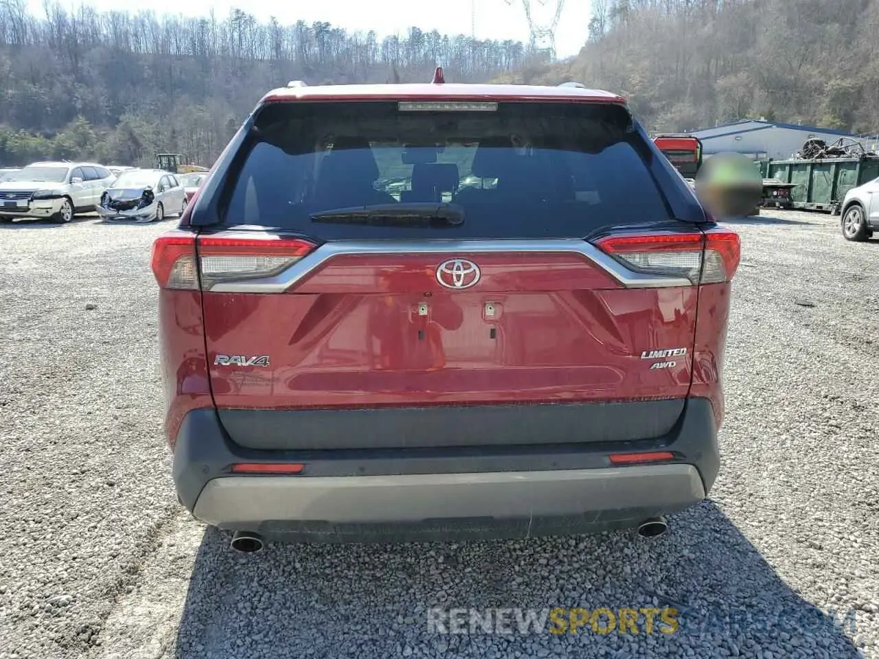 6 Фотография поврежденного автомобиля JTMN1RFV0KD512329 TOYOTA RAV4 2019