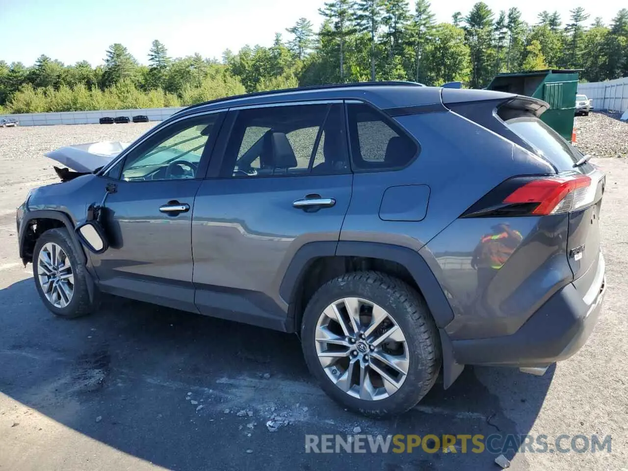 2 Photograph of a damaged car JTMN1RFV0KD521614 TOYOTA RAV4 2019