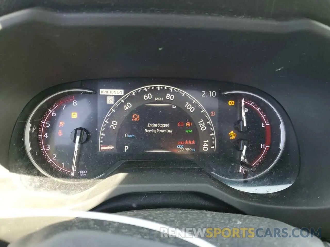 9 Photograph of a damaged car JTMN1RFV0KD521614 TOYOTA RAV4 2019