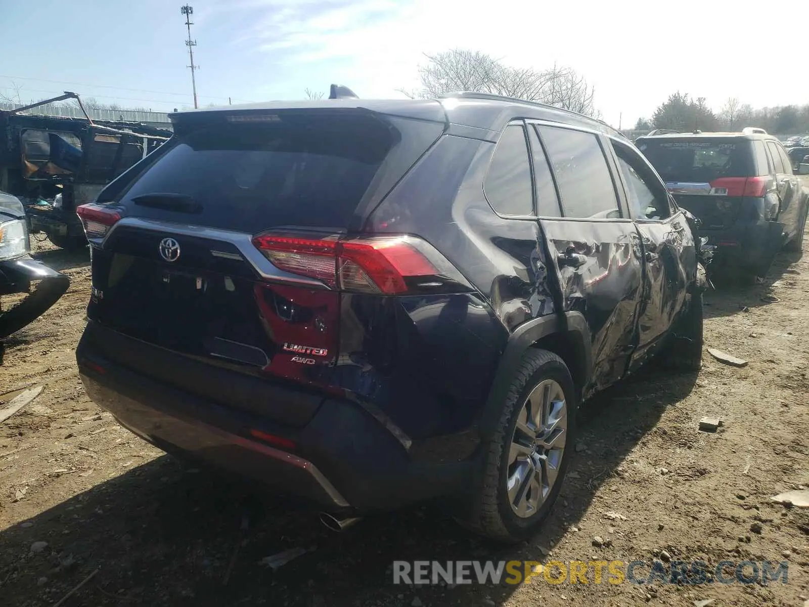 4 Photograph of a damaged car JTMN1RFV3KD517735 TOYOTA RAV4 2019