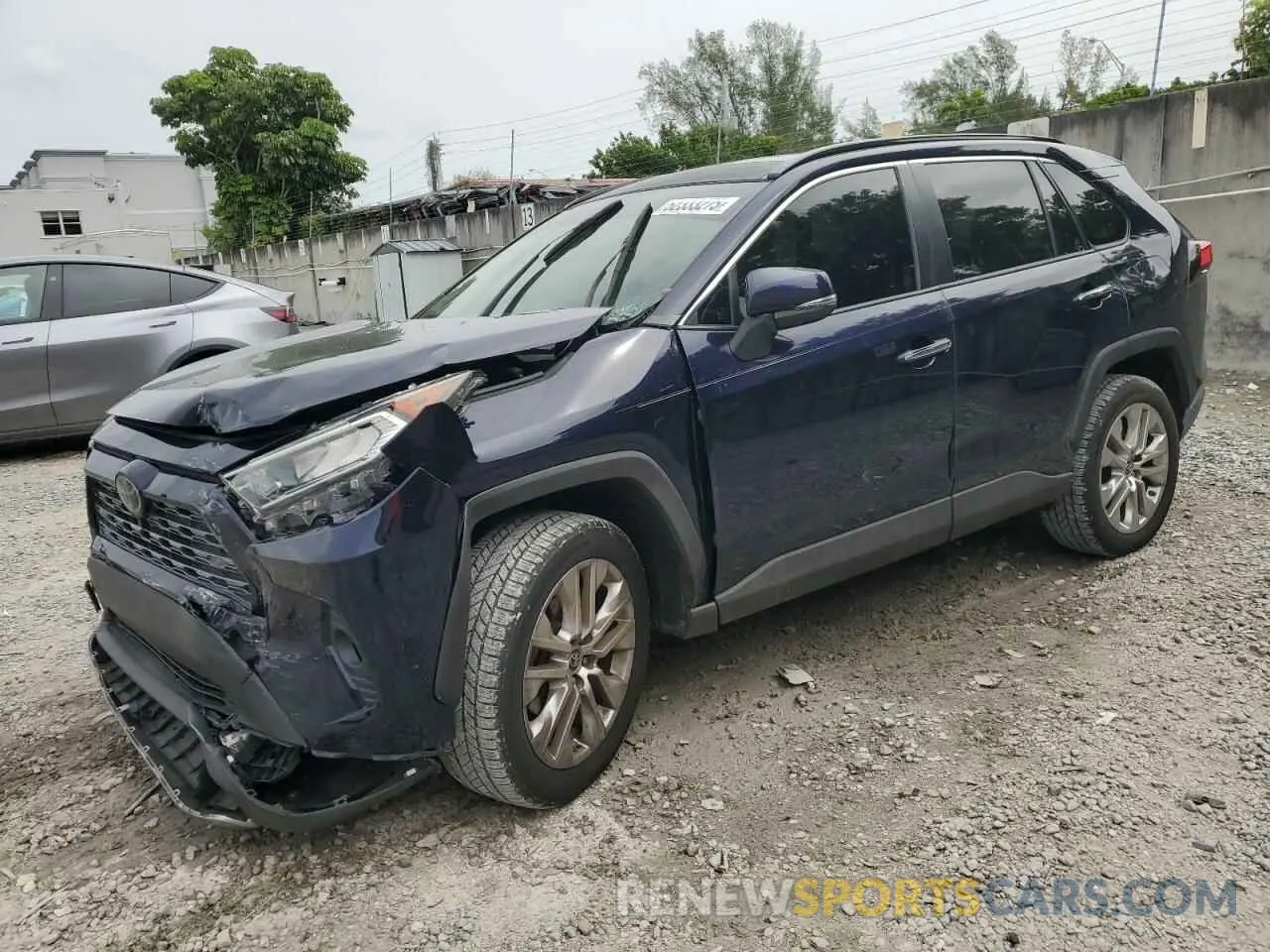 1 Photograph of a damaged car JTMN1RFV3KD519307 TOYOTA RAV4 2019