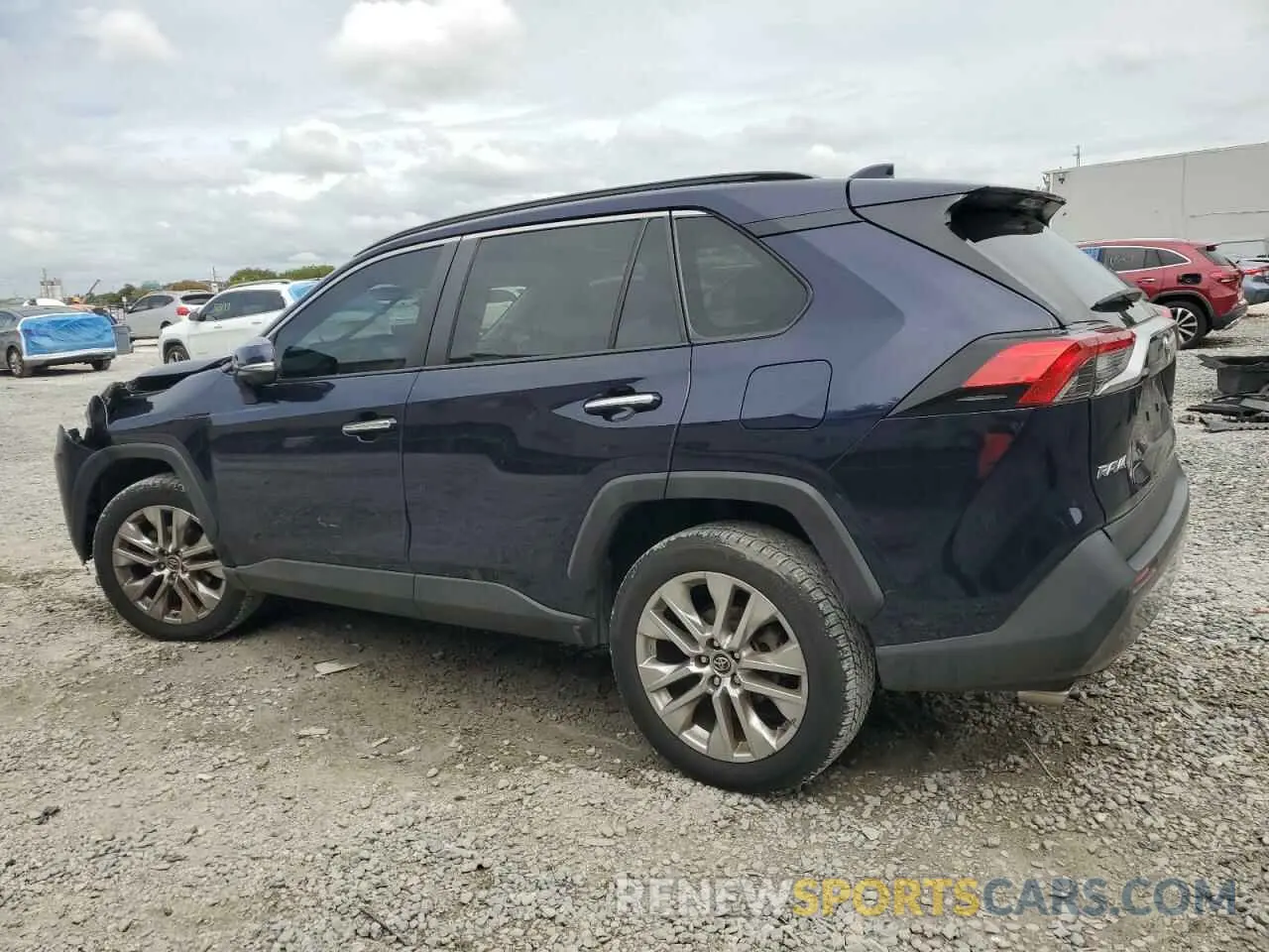 2 Photograph of a damaged car JTMN1RFV3KD519307 TOYOTA RAV4 2019