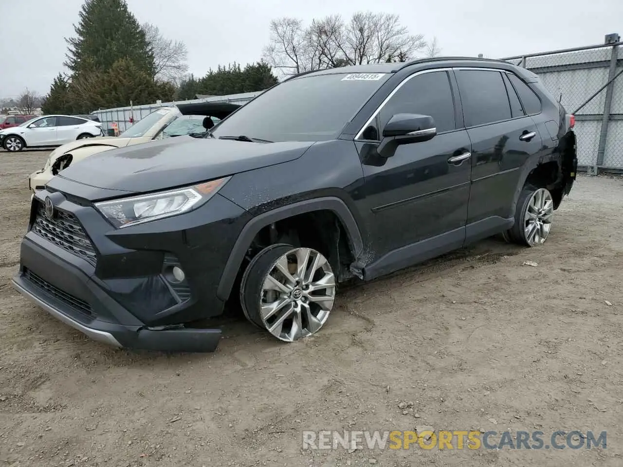 1 Photograph of a damaged car JTMN1RFV3KJ005636 TOYOTA RAV4 2019