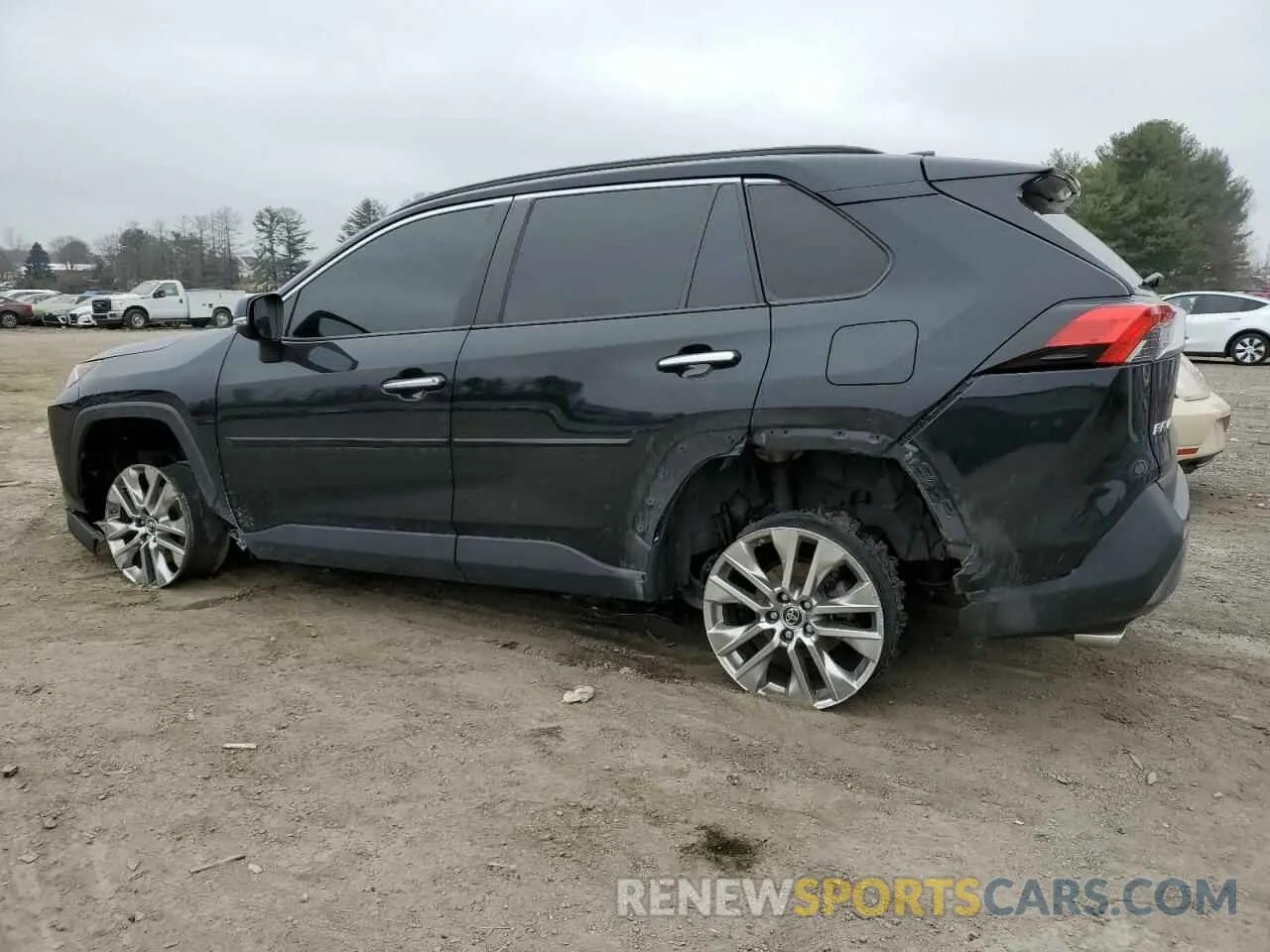 2 Photograph of a damaged car JTMN1RFV3KJ005636 TOYOTA RAV4 2019