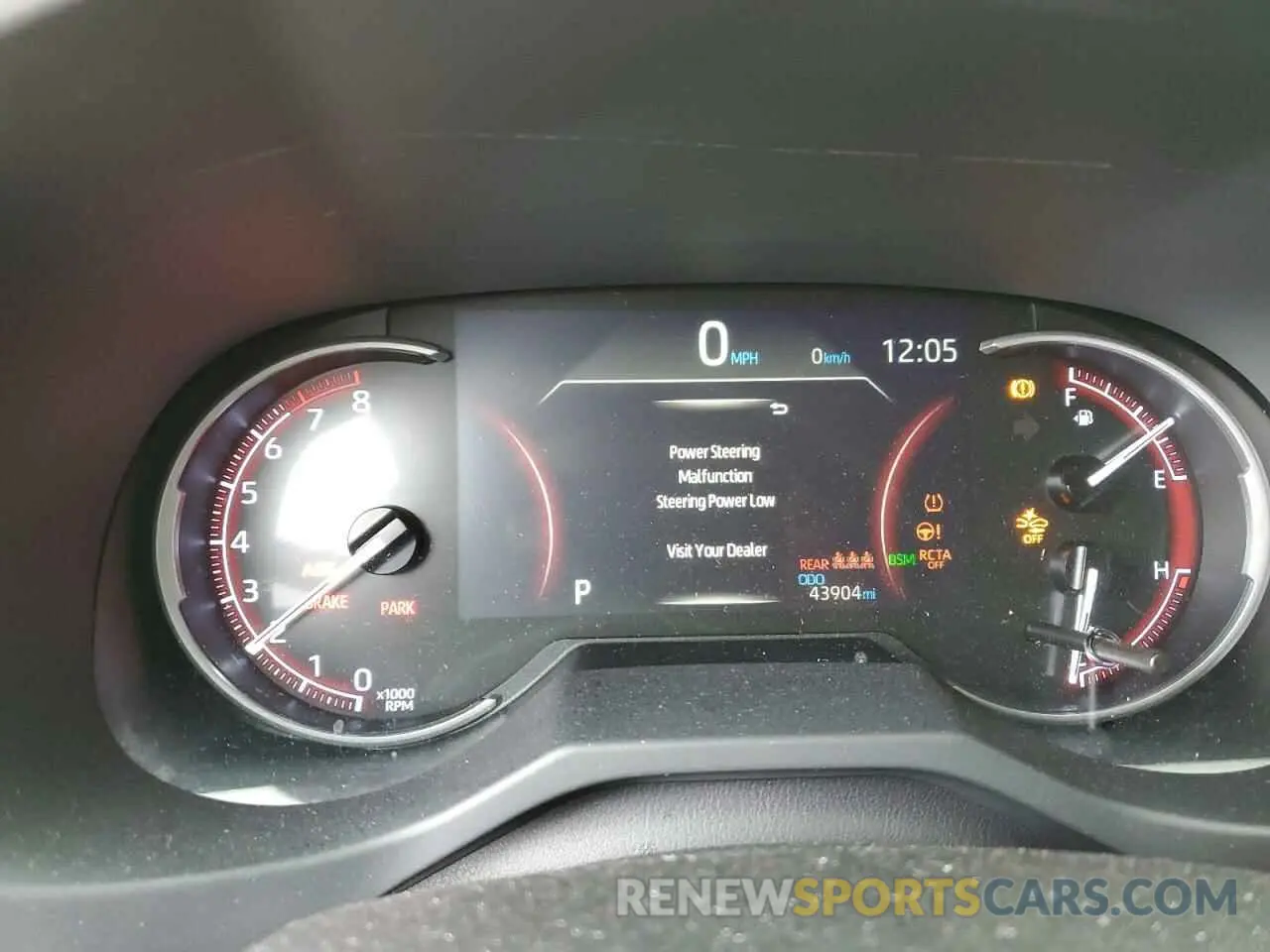 9 Photograph of a damaged car JTMN1RFV3KJ005636 TOYOTA RAV4 2019