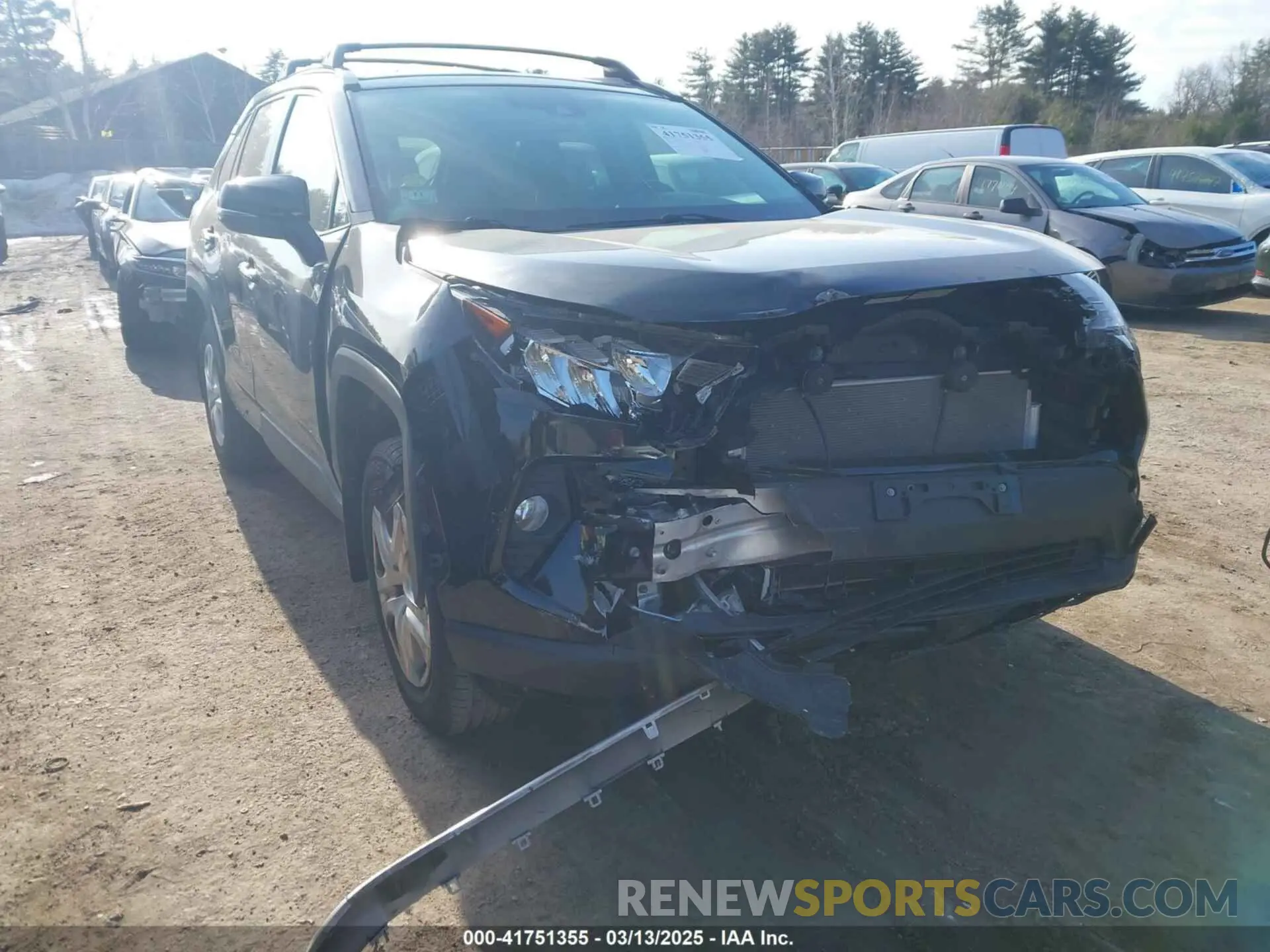 6 Фотография поврежденного автомобиля JTMN1RFV8KD033205 TOYOTA RAV4 2019