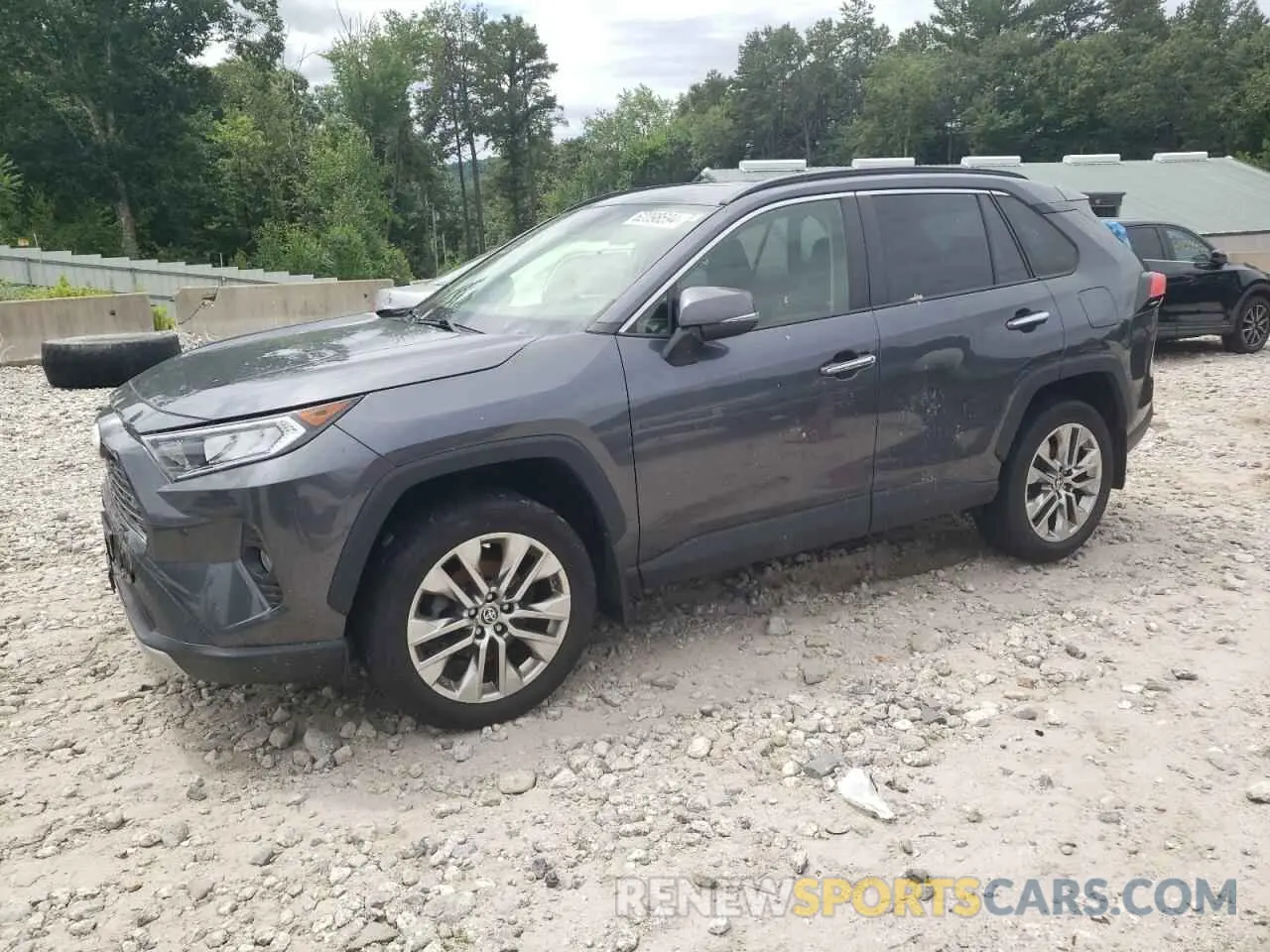 1 Photograph of a damaged car JTMN1RFV8KD040008 TOYOTA RAV4 2019