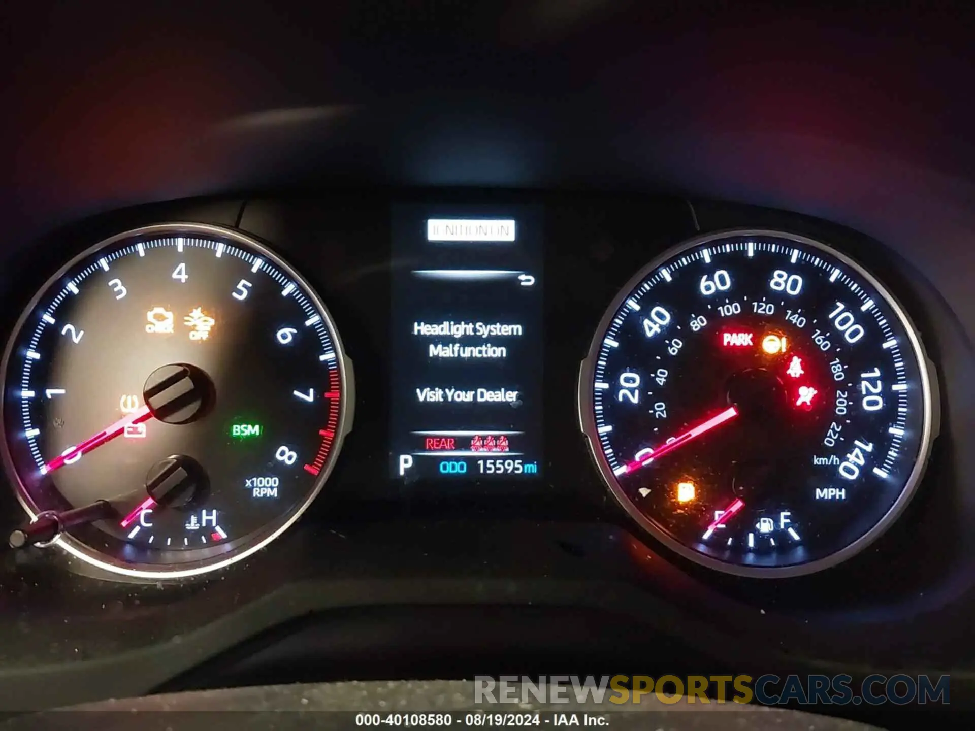 16 Photograph of a damaged car JTMP1RFV0KD013328 TOYOTA RAV4 2019