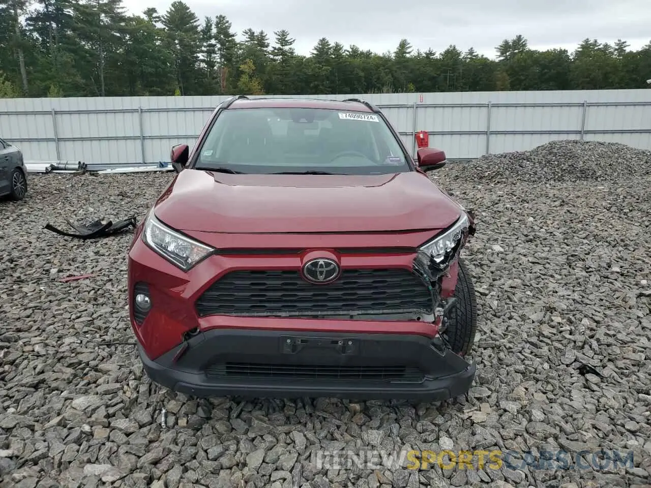 5 Photograph of a damaged car JTMP1RFV0KD026581 TOYOTA RAV4 2019
