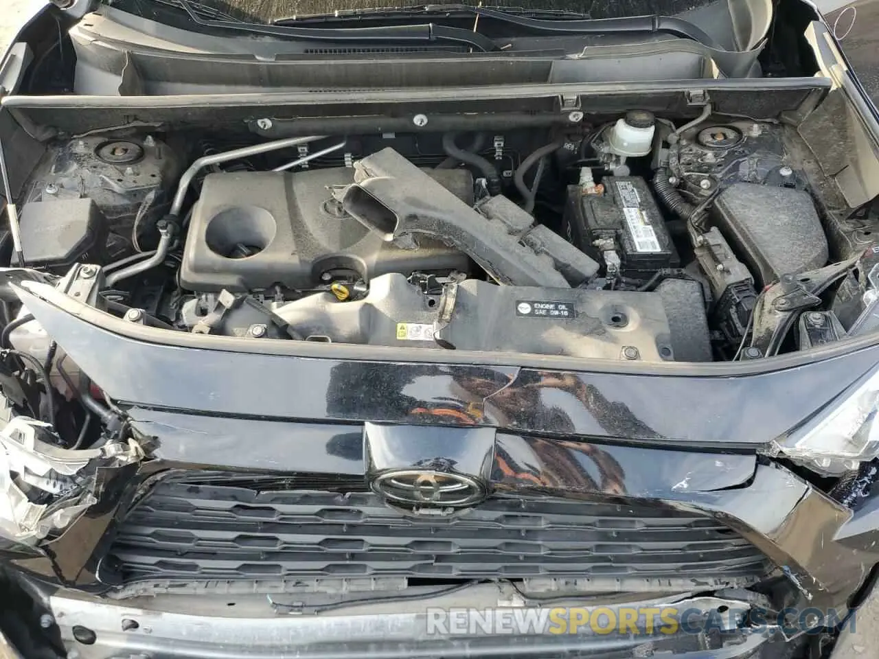 12 Photograph of a damaged car JTMP1RFV0KJ006378 TOYOTA RAV4 2019