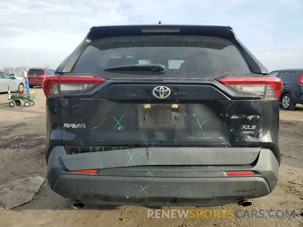 6 Photograph of a damaged car JTMP1RFV0KJ006378 TOYOTA RAV4 2019