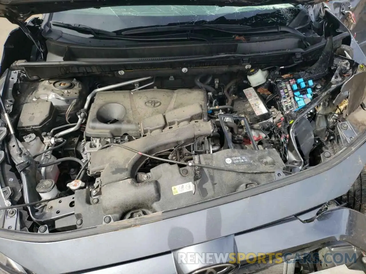 12 Photograph of a damaged car JTMP1RFV1KD008624 TOYOTA RAV4 2019