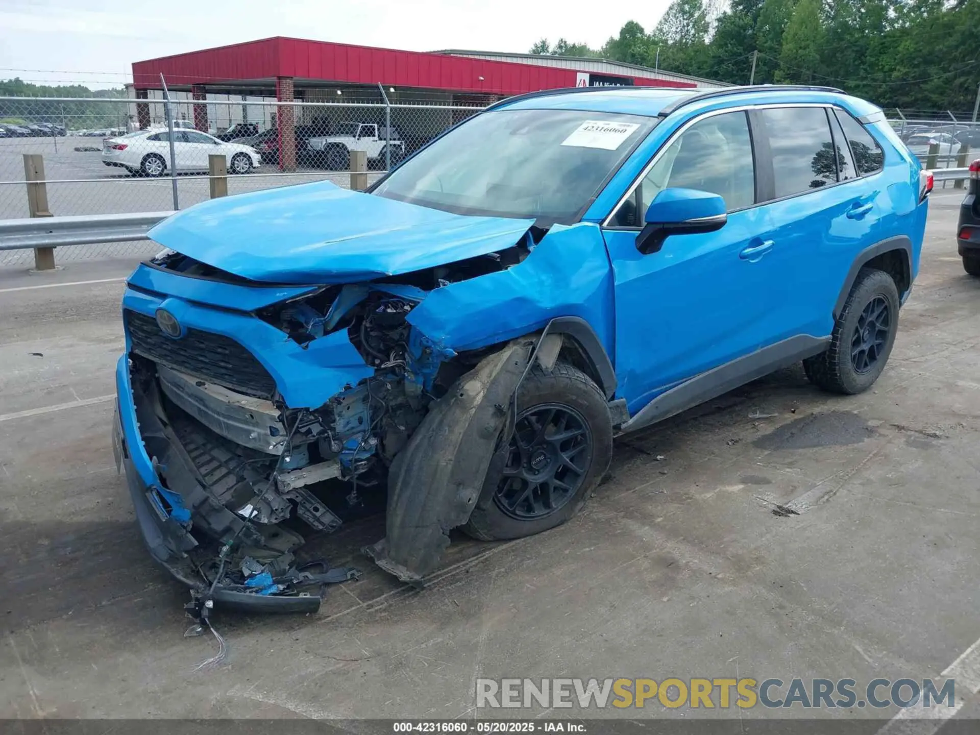 2 Photograph of a damaged car JTMP1RFV1KD506760 TOYOTA RAV4 2019