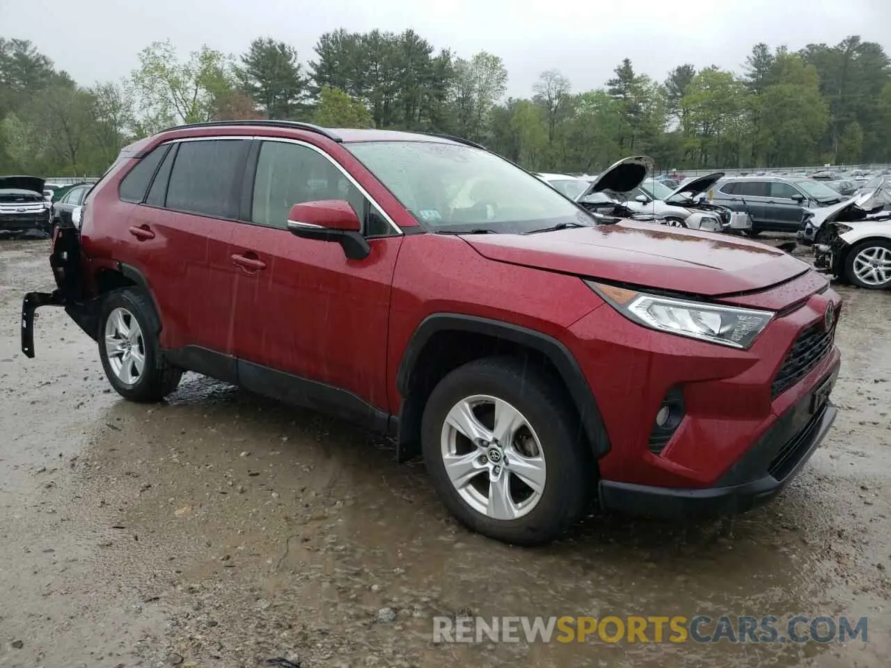 4 Фотография поврежденного автомобиля JTMP1RFV1KD522182 TOYOTA RAV4 2019