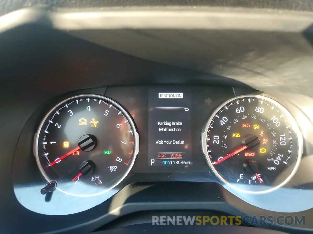 9 Фотография поврежденного автомобиля JTMP1RFV2KD037713 TOYOTA RAV4 2019