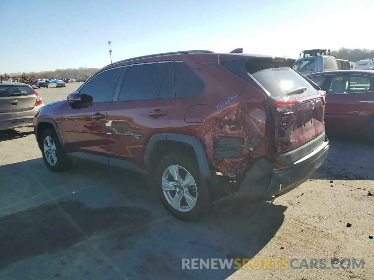 2 Фотография поврежденного автомобиля JTMP1RFV2KD039171 TOYOTA RAV4 2019
