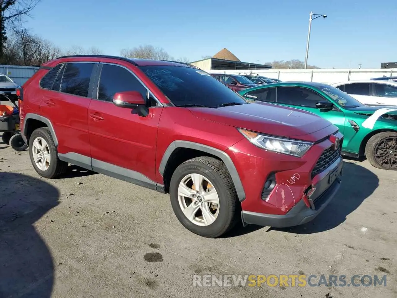 4 Фотография поврежденного автомобиля JTMP1RFV2KD039171 TOYOTA RAV4 2019