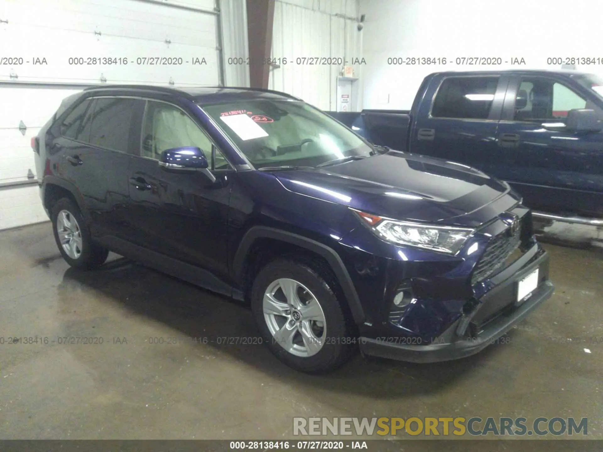 1 Photograph of a damaged car JTMP1RFV2KD510249 TOYOTA RAV4 2019