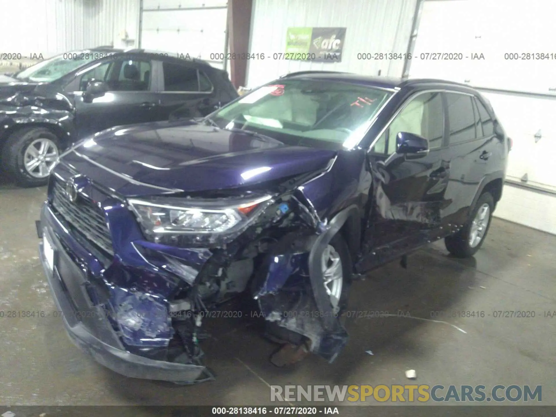 2 Photograph of a damaged car JTMP1RFV2KD510249 TOYOTA RAV4 2019
