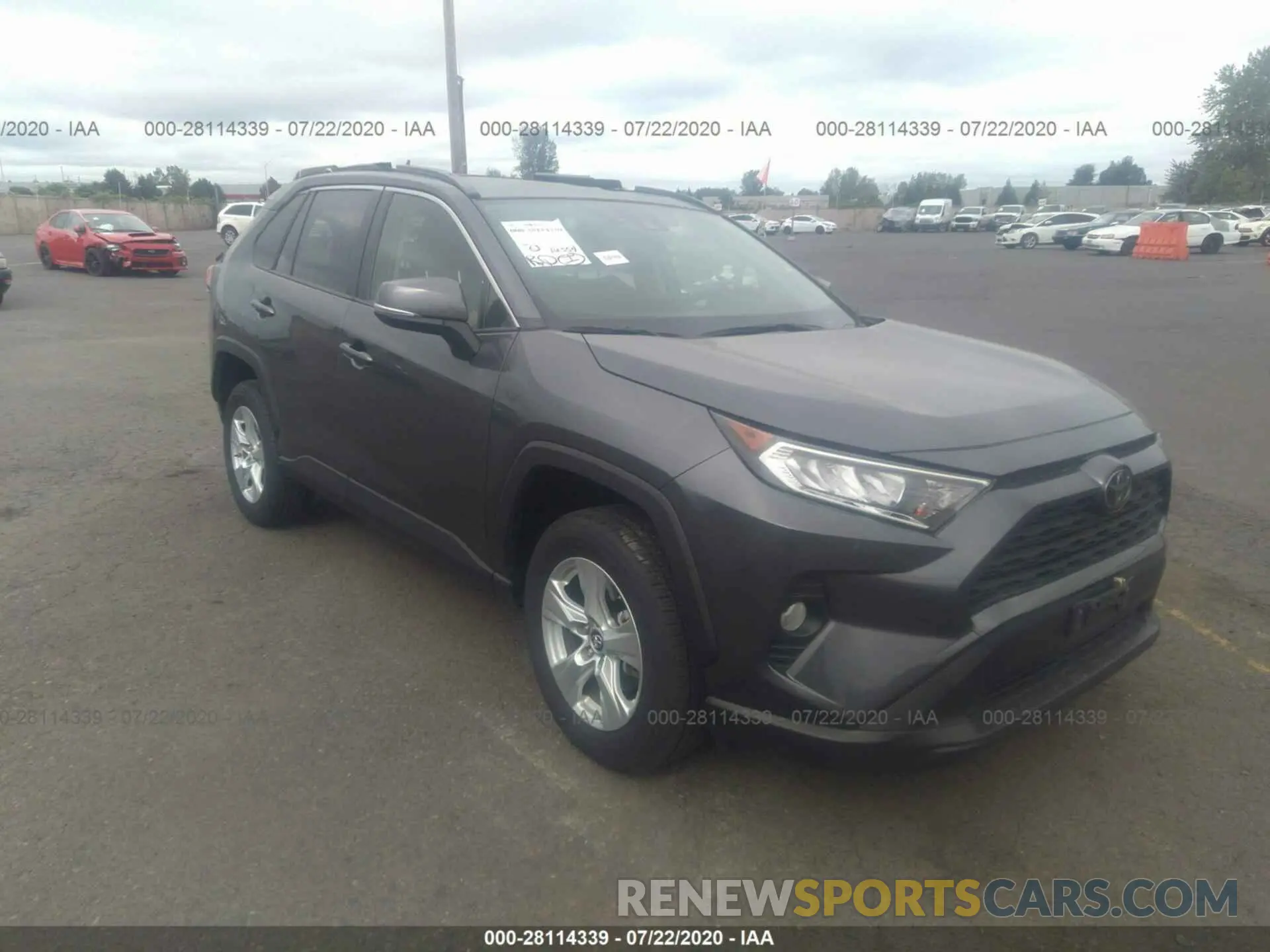 1 Photograph of a damaged car JTMP1RFV3KD012075 TOYOTA RAV4 2019