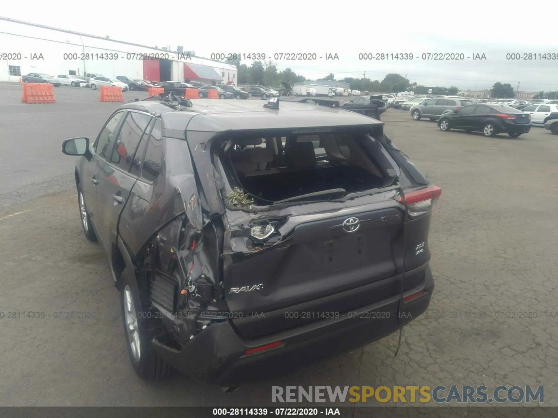 6 Photograph of a damaged car JTMP1RFV3KD012075 TOYOTA RAV4 2019